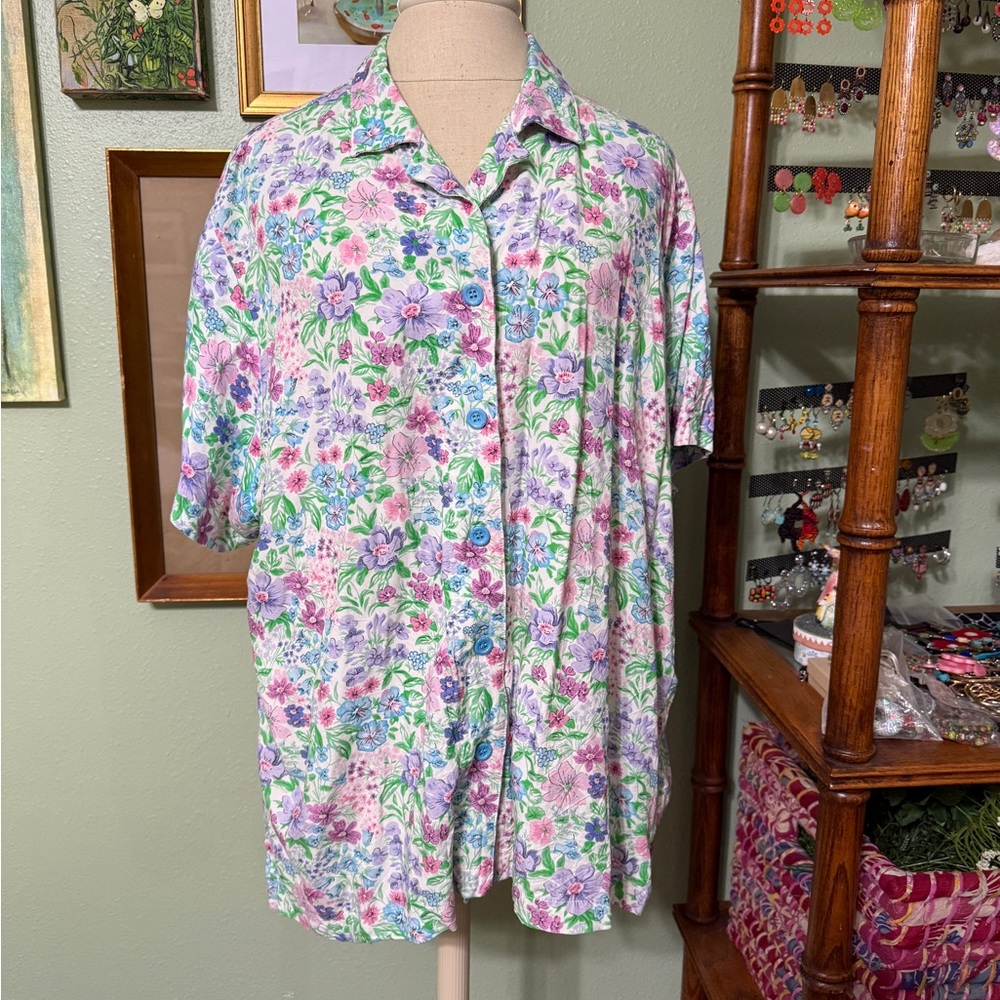 Big Bud Press Multicolor Floral Button Down Shirt
